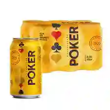Poker Cerveza Lager En Lata