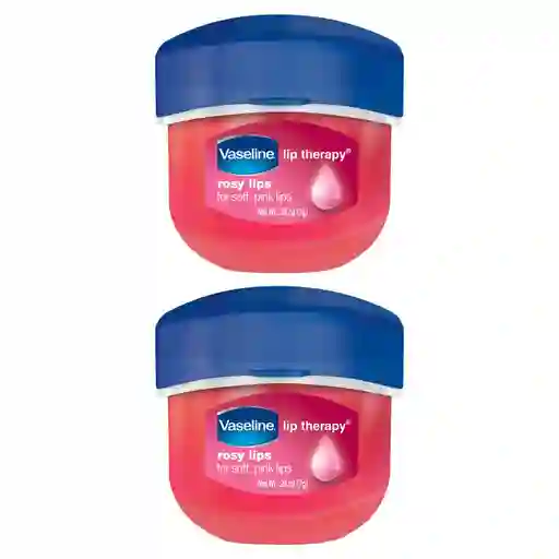 Vaseline Para Labial Rosy Lips 7g X 2