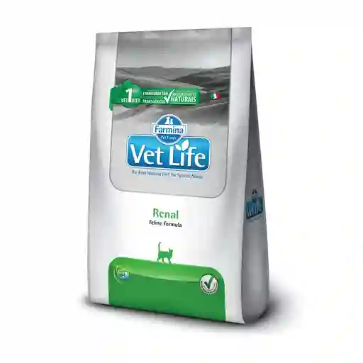 Alimento Vet Life Natural Feline Renal Para Gato Sabor Mix En Bolsa De 2kg