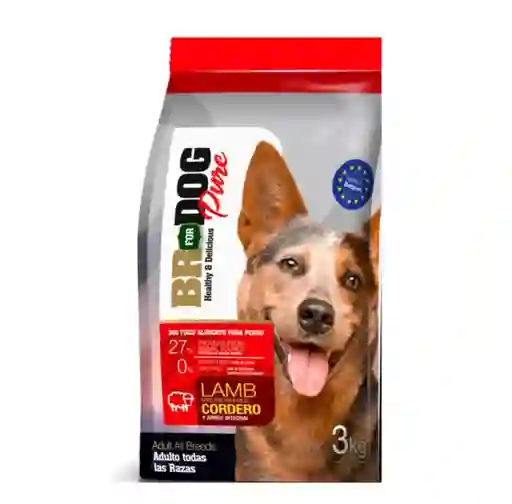 Br For Dog Adulto Todas Las Razas Lam X3kg (cordero)