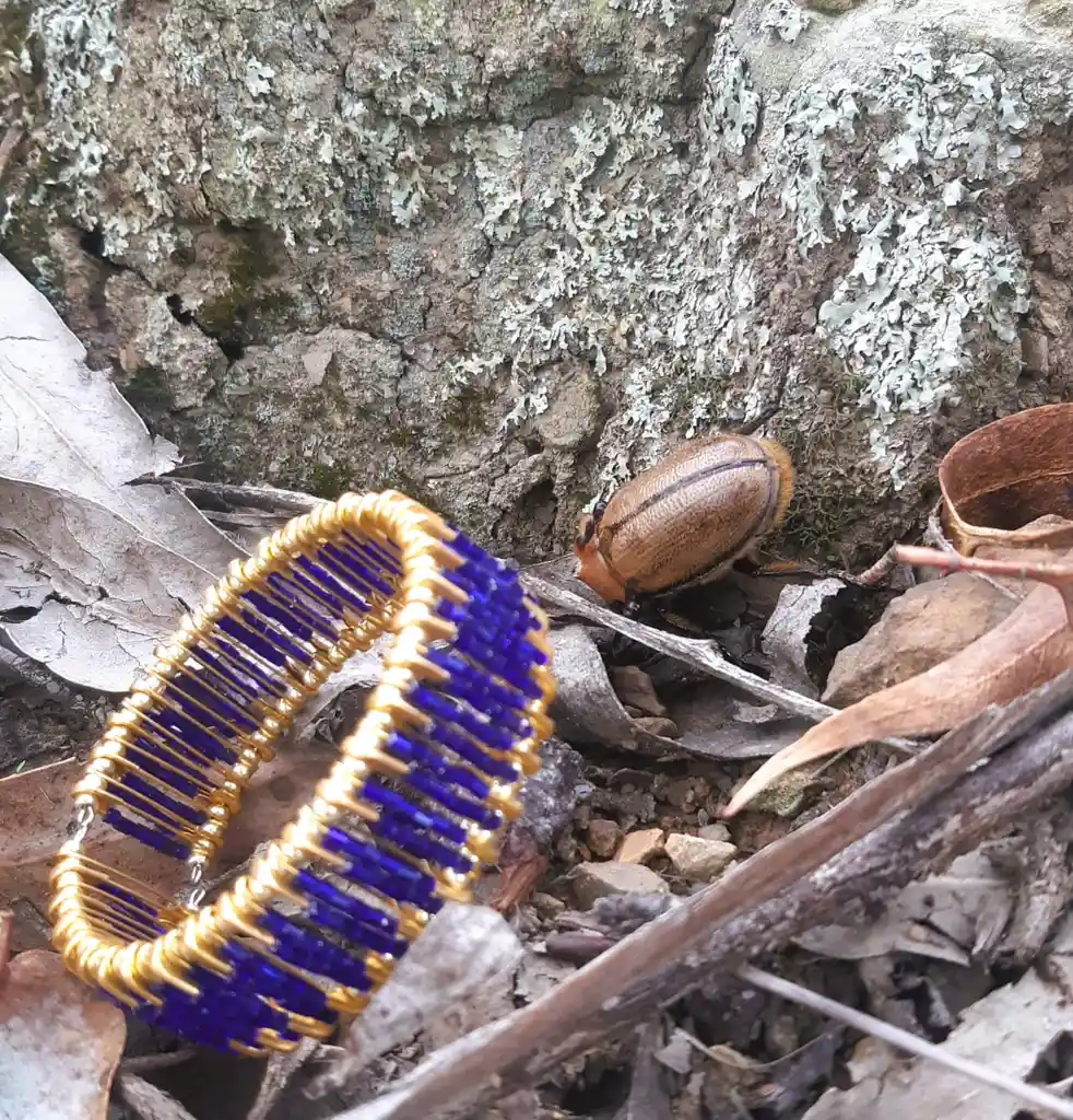 Pulsera Nodriza. Manilla Mar Profundo.