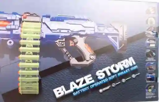 Pistola Lanzadardo Blaze Storm Automatica Recargable 58cm