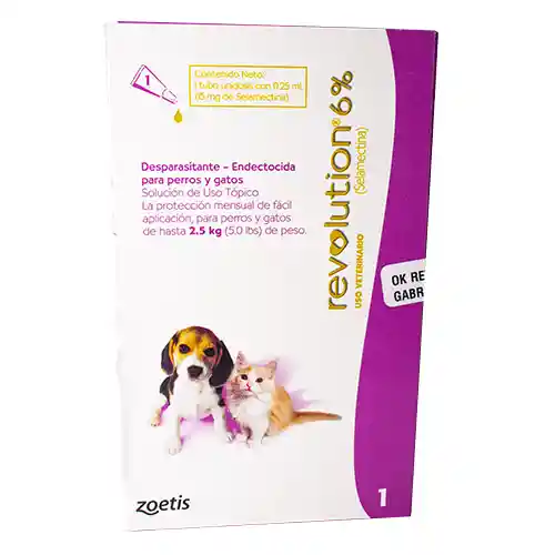 Revolution Perro Y Gatos 6% Hasta 2.5%