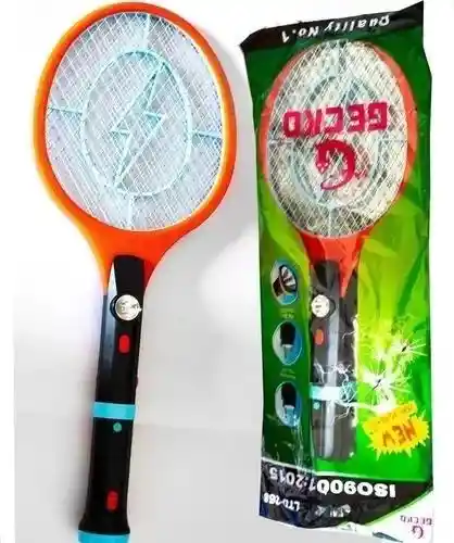 Raqueta Mosquitos Con Linterna 2015 Gecko