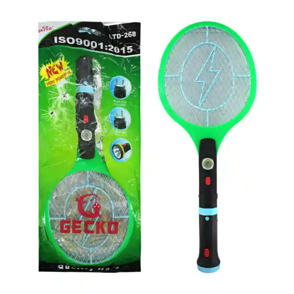 Raqueta Mosquitos Con Linterna 2015 Gecko