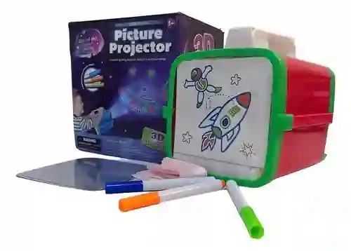 Proyector Linterna Para Dibujar Magic Infantil Plumones