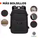 Bolso Morral Portail Hardley Puerto Usb Anti Robo 28l