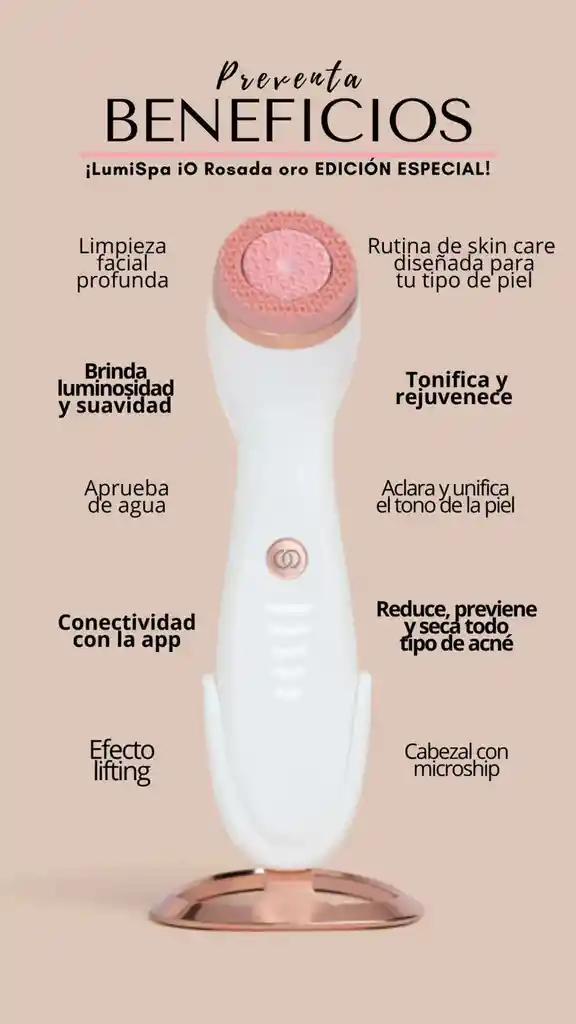 Maquina Limpiadora Lumispa Io Rose – 100ml