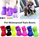 Botas Para Perros Talla Xxl Zapatos Impermeables Para Mascotas Talla Xxl ( Razas Guias Bulldog Labrador ) Verde , Azul ,rojo,rosado ,negro