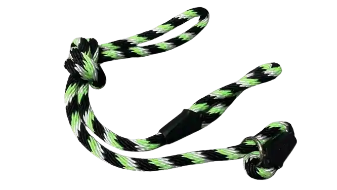 Collar De Ahogo Para Perros Pequeño Verde Negro Y Blanco