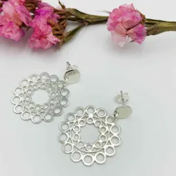 Aretes Sol De Plata