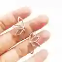 Aretes Medio Crisantemo