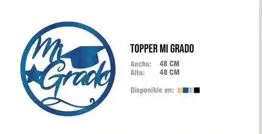 Topper Mi Grado