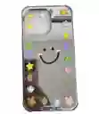 Funda Case Para Iphone 13 Pro Efecto Espejo Smile