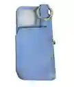 Funda Case Para Iphone 13 Pro Con Porta Tarjetas Azul