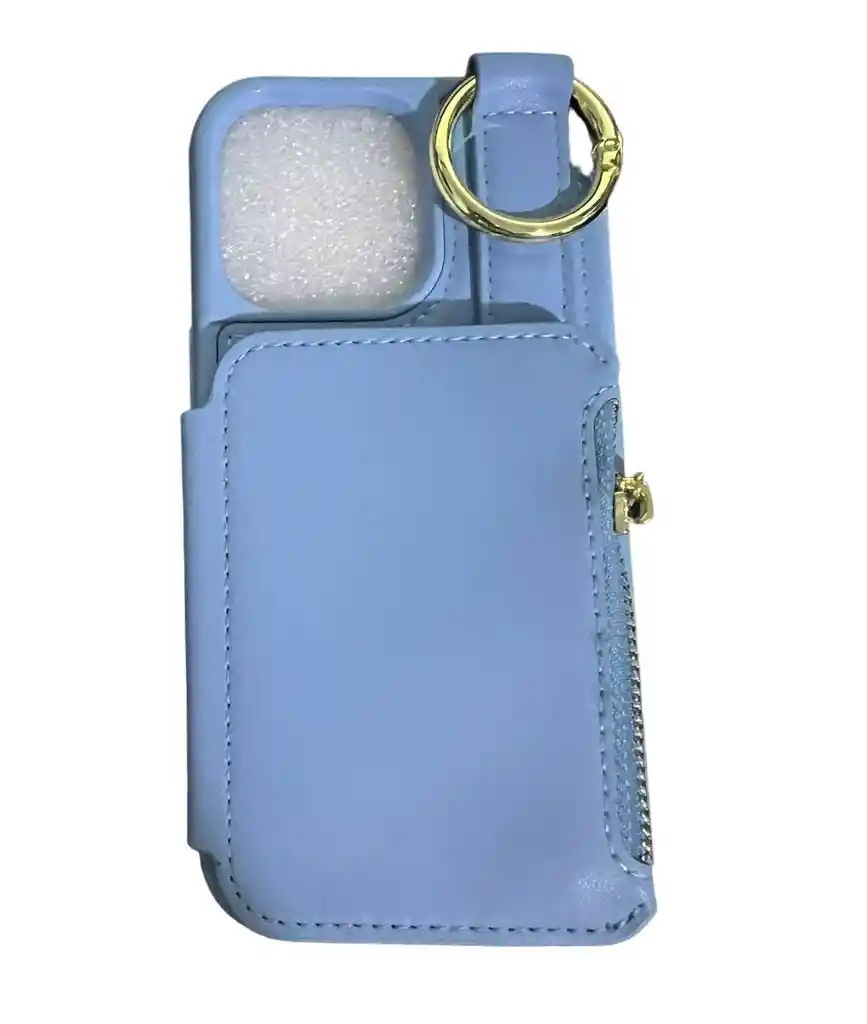 Funda Case Para Iphone 13 Pro Con Porta Tarjetas Azul