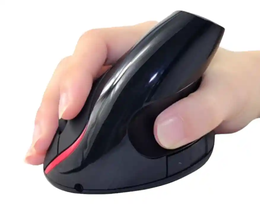 Mouse Bluetooth Ergonómico Vertical + Receptor Usb Weibo