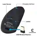 Mouse Ergonomico Inalámbrico