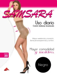 Medias Veladas Samsara Control Abdomen Color Negro Talla M