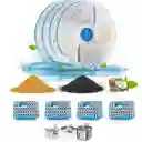 Filtros Cuadrados De Carbon Repuesto Para Fuente De Agua 4ud