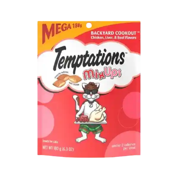 Temptations Mixup Sabor A Pollo, Hígado Y Res 180g