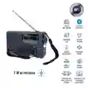 Radio Amfm Bluetooth Usb Panel Solar Recargable Aux Linterna