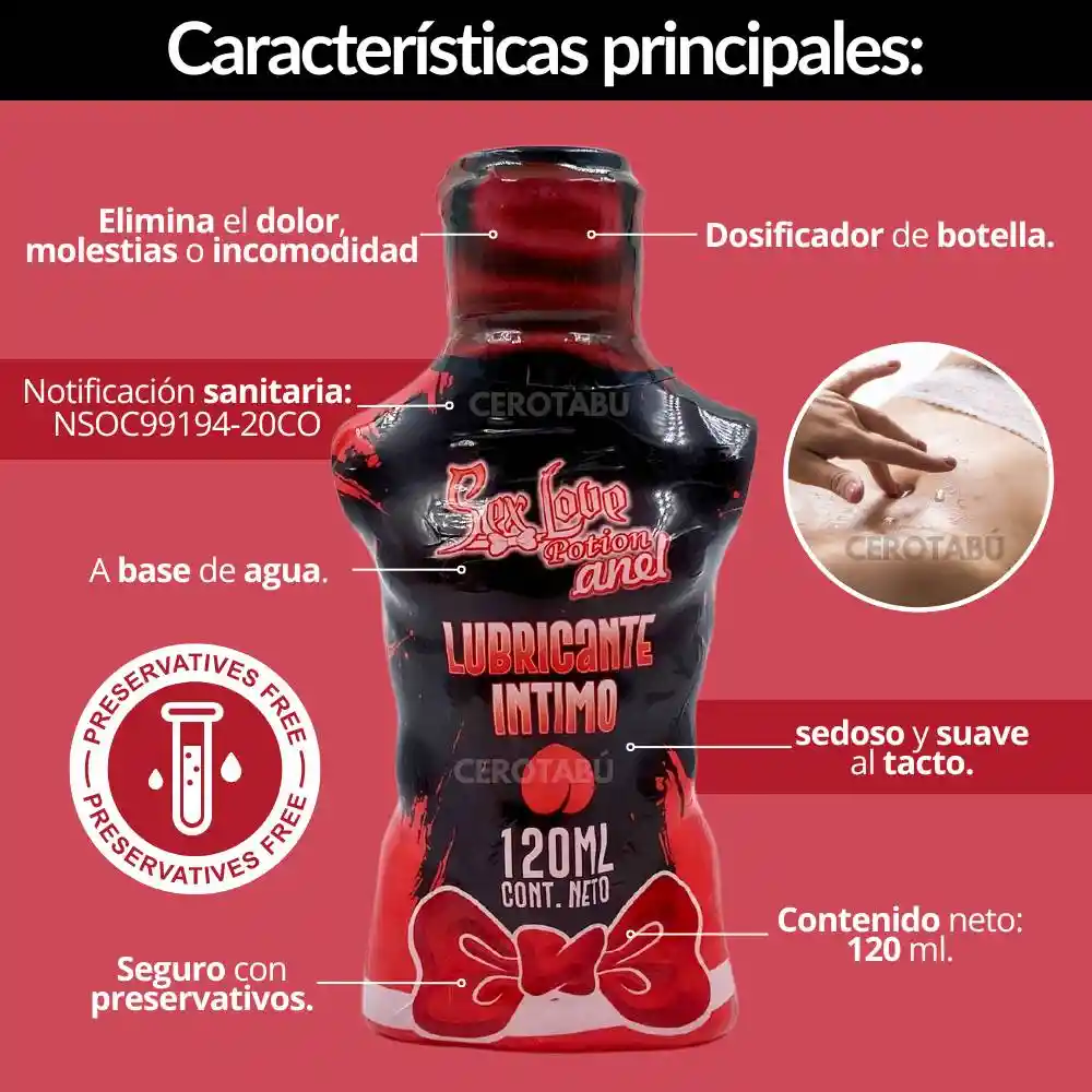 Lubricante Dilatador Anal Tipo Gel Sex Love X 120ml