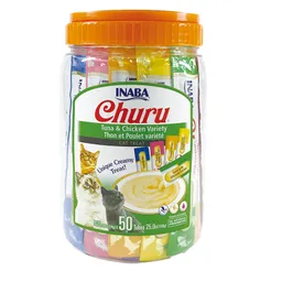 Snack Churu Tuna Chicken Mix Bombonera X50 Unidades