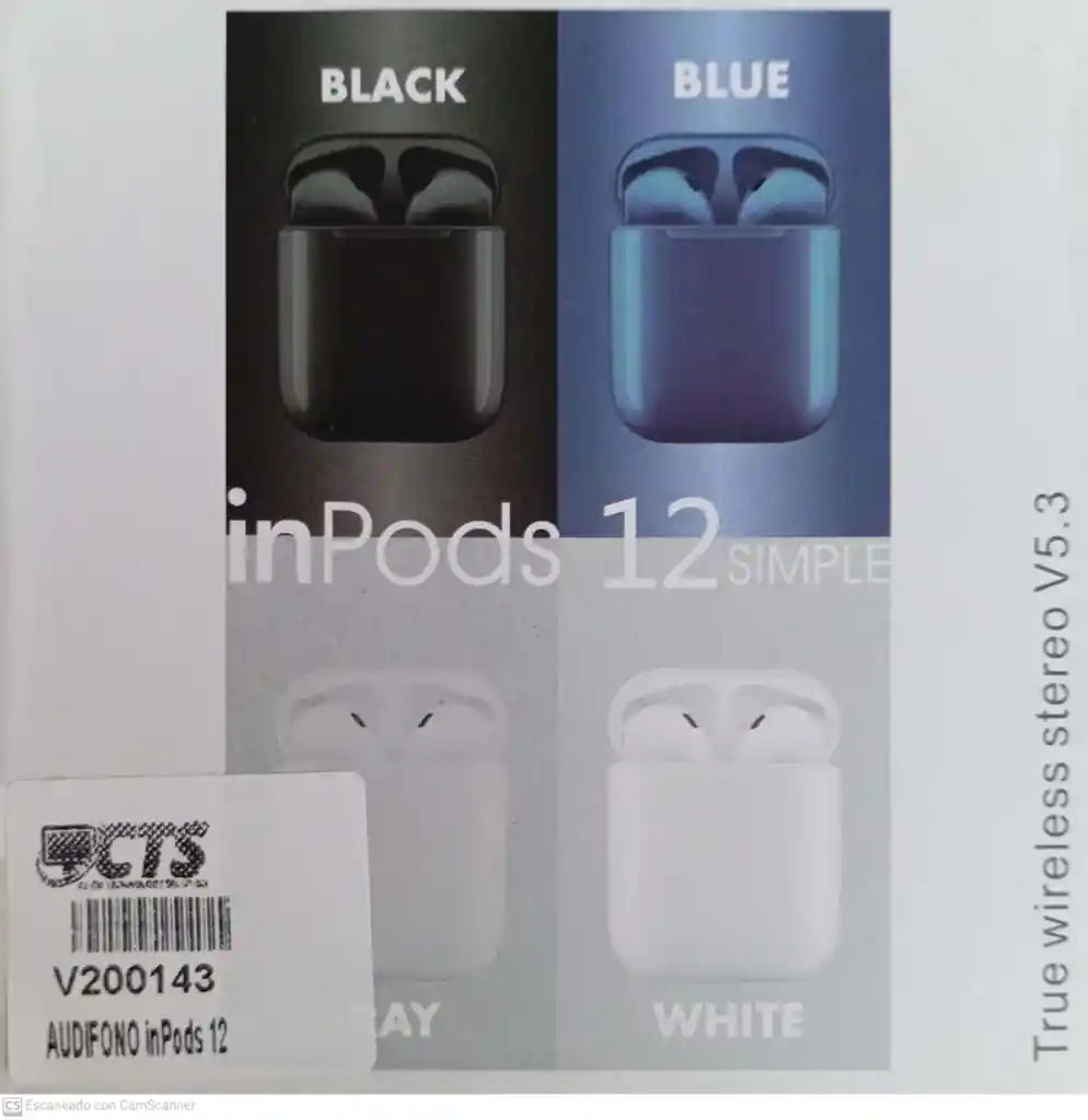 Audífonos Inpods 12 Simple