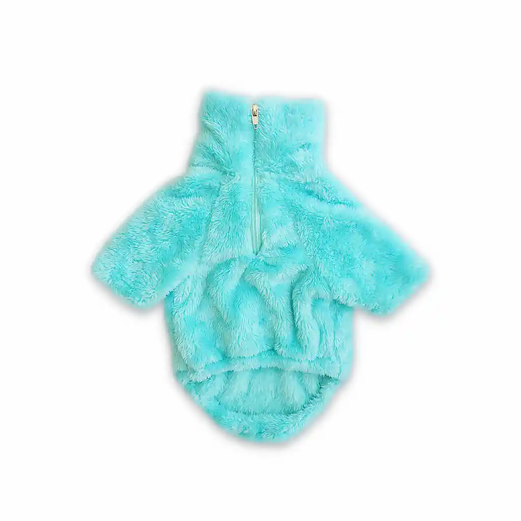 Saco Xs Cuello Alto Cremallera Bisonte Menta