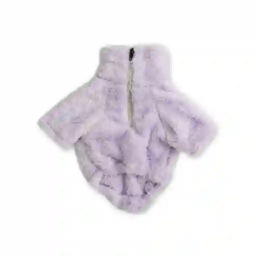 Saco L Cuello Alto Cremallera Bisonte Lila