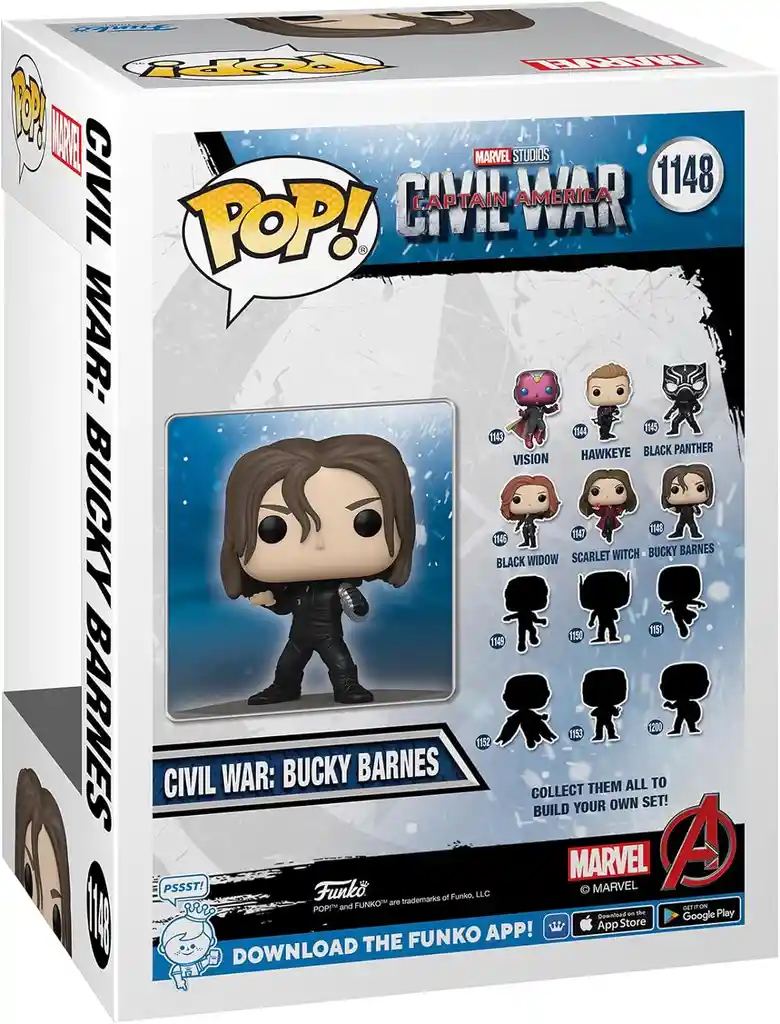 Funko Pop! Marvel: Captain America: Civil War Bucky Barnes Soldado Del Invierno Exclusivo