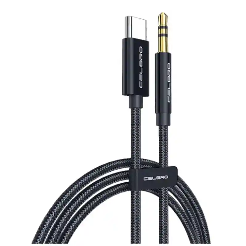 Cable De Audio Celbro Usb Tipo C A Auxiliar De 3,5mm De 1m