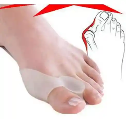 Corrector De Juanetes Suaves En Silicona Para Noche/día Par