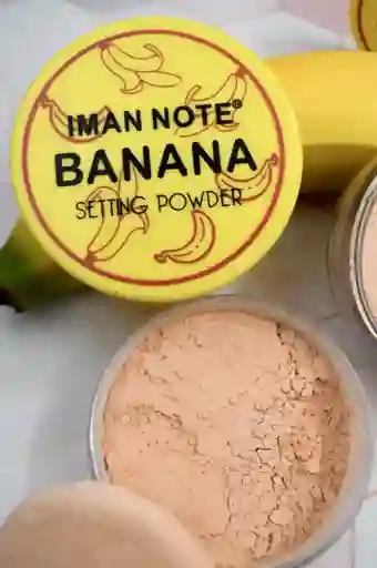 Polvo Suelto Banana Para Maquillaje De Rostro Iman Note