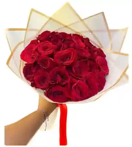 Bouquet De Rosas Rojas Flores Para Ella