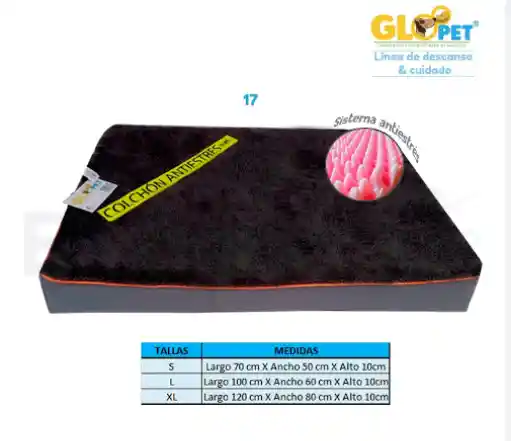 Gloopets Cama Relajante Antiestres Small Talla S