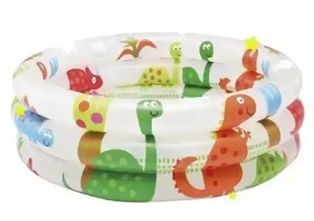 Piscina Inflable Redondo Intex 57106 Dinosaurio 28l Multicolor Caja