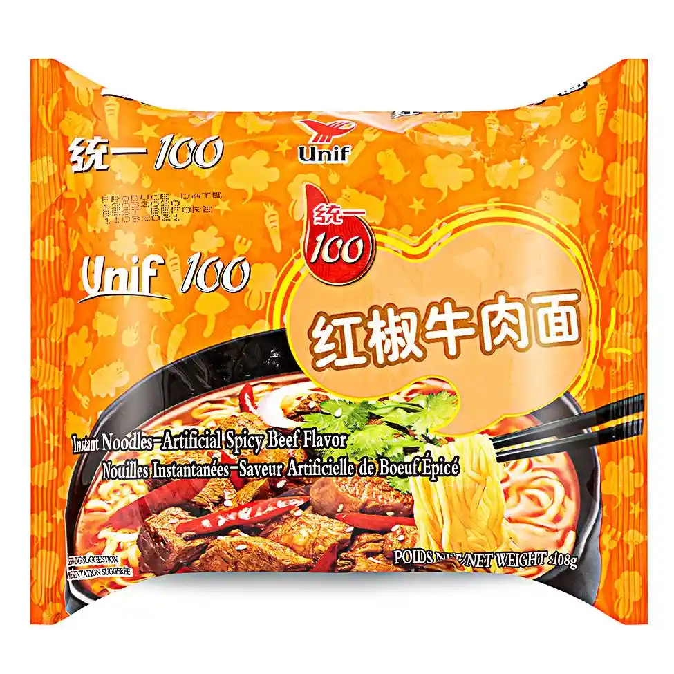 Unif - Ramen Res Picante 108g C/galleta