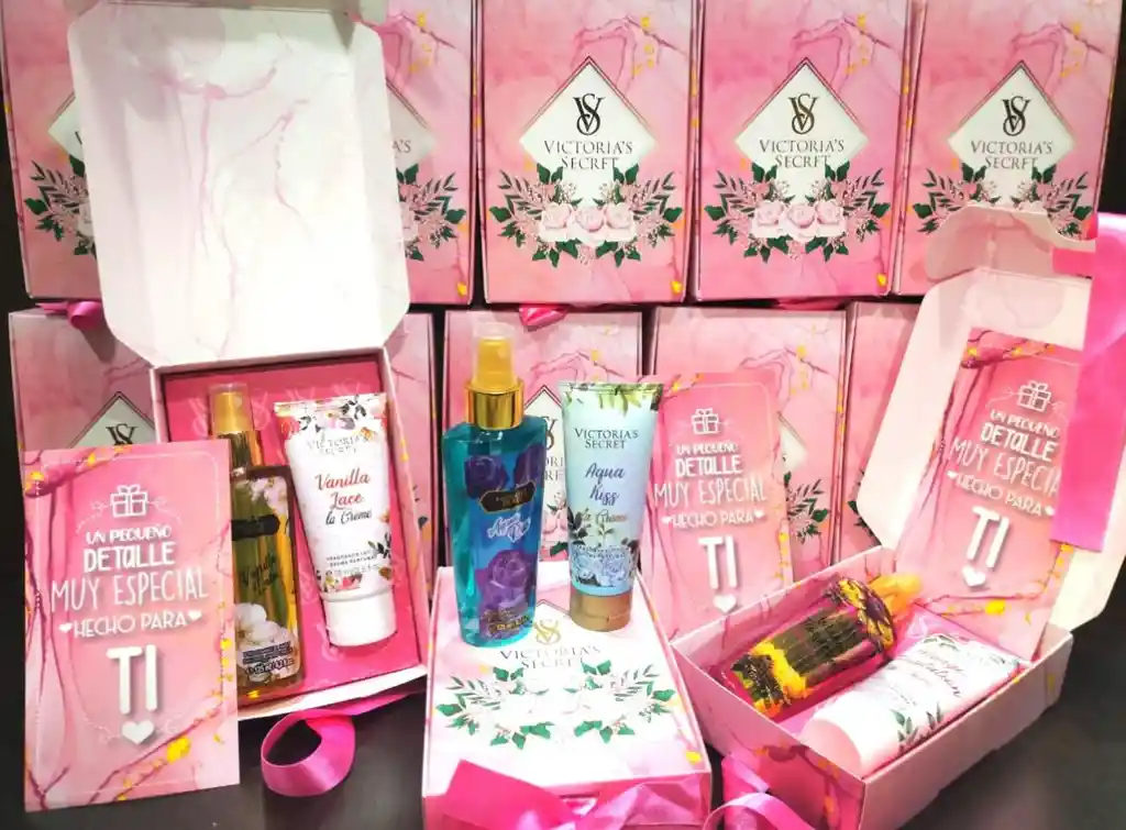 Estuche Regalo Victoria Secret Splash Y Crema+ Tarejeta