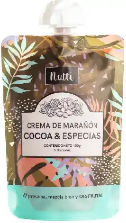 Nutti Crema De Marañon Cocoa Especias 100g