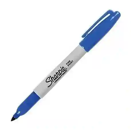 Sharpie Azul Marcador Permanente Fino