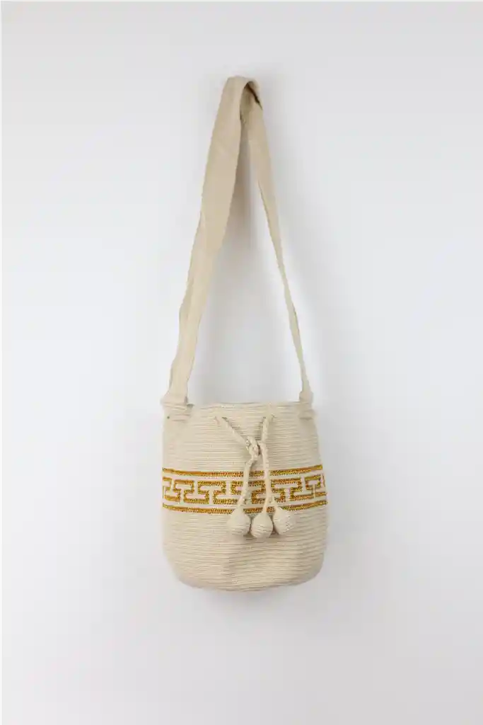 Mochila Mediana Con Brillo - Mochilas Wayuu - Mochilas Tejidas