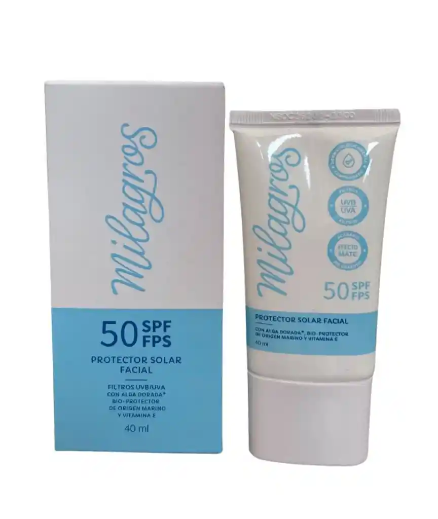 Milagros Protector Solar Facial Sin Color