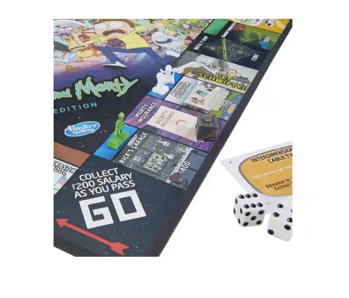 Juego De Mesa Monopoly Rick And Morty Edition Inglés