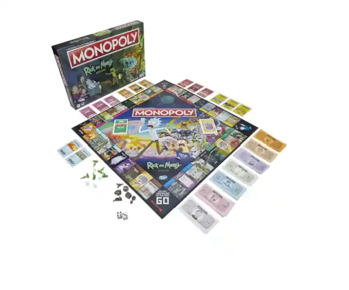 Juego De Mesa Monopoly Rick And Morty Edition Inglés