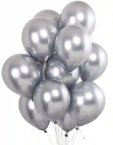 Bombas / Globos R-12 Plateada Rumatex X12 Unidades
