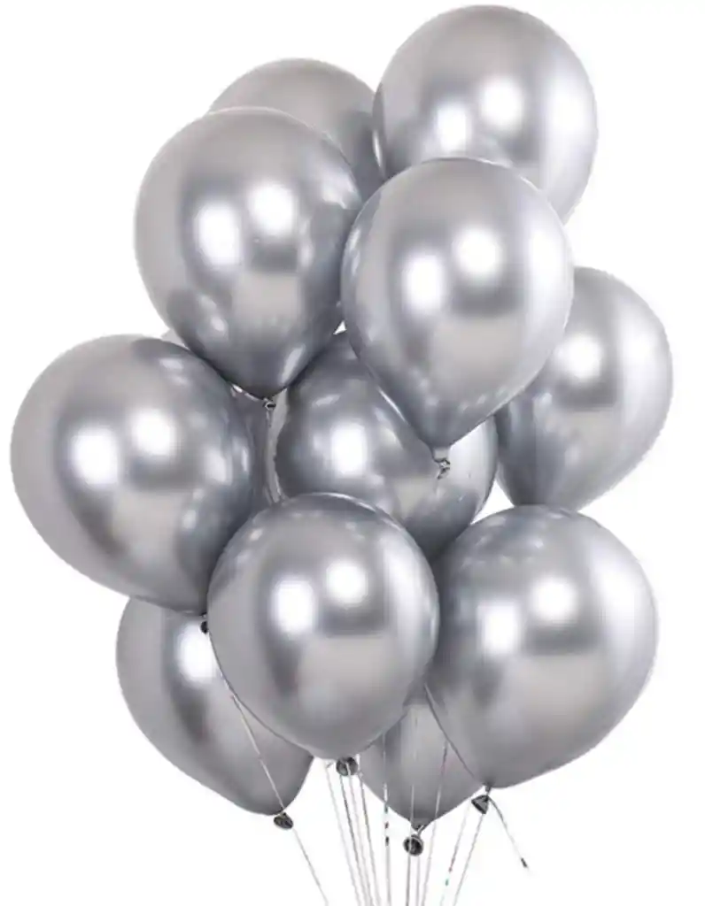 Bombas / Globos R-12 Plateada Rumatex X12 Unidades