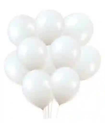 Bombas / Globos R-12 Blanca Rumatex X12 Unidades