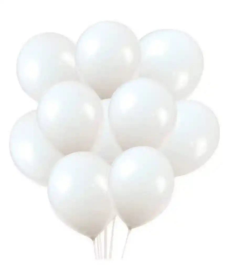 Bombas / Globos R-12 Blanca Rumatex X12 Unidades